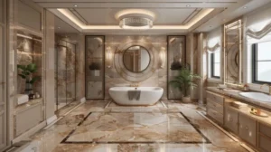 marble use in home interior